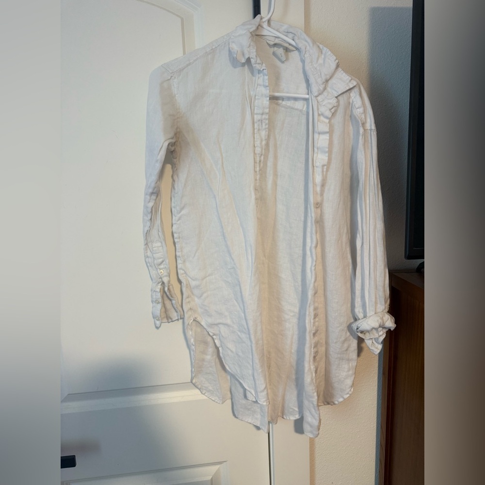 H&M White Button Down Shirt